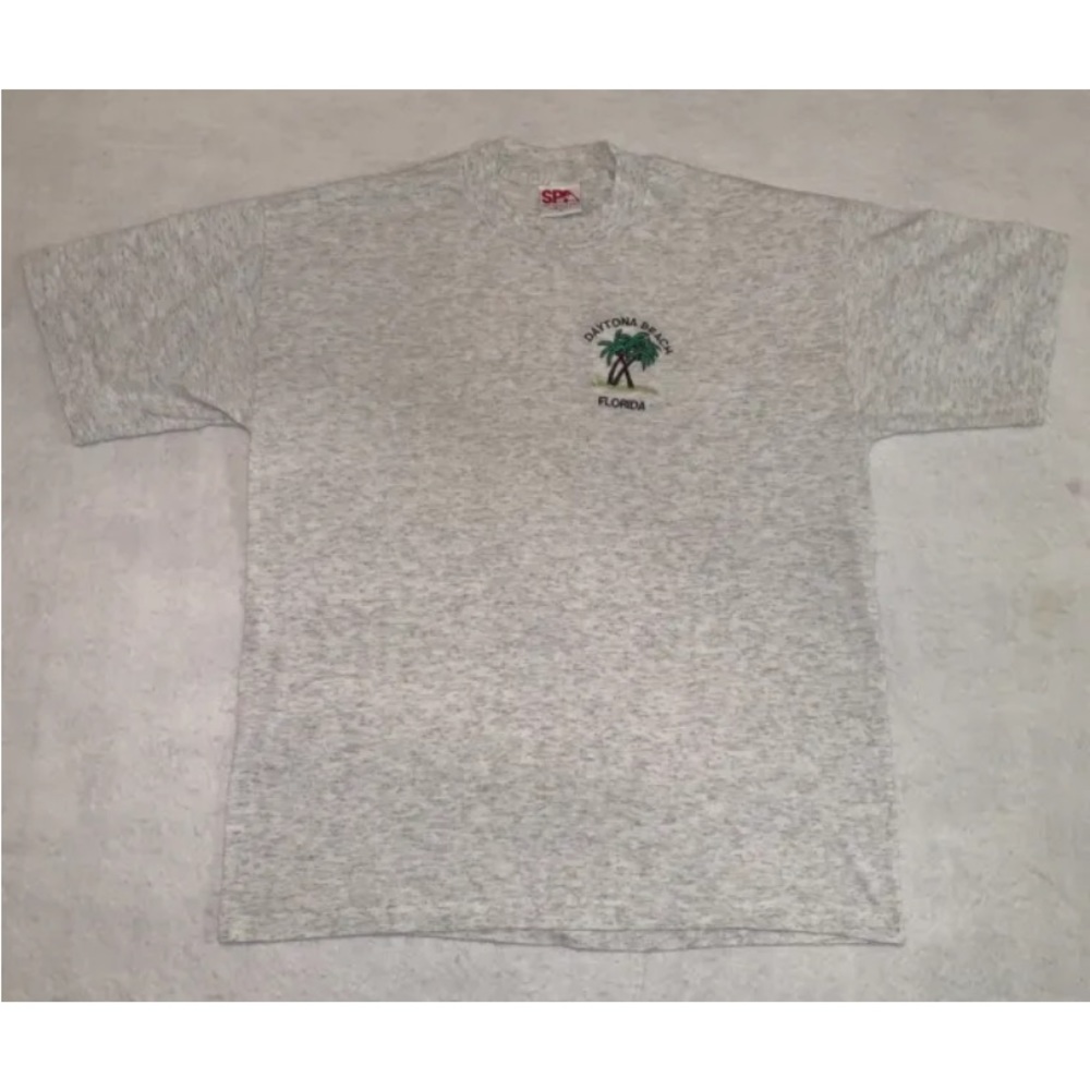 Vintage 90s single stitch Daytona Beach Florida t-shirt Rare Made In USA Size L